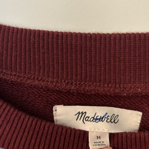 Madewell (Re)sourced Cotton Oversized Crew
Sweatshirt in Tigerized Print, Size M - Picture 5 of 8